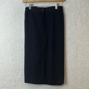 San Moire Vintage Womens Black Made in USA Skirt 24W PLUS SIZE